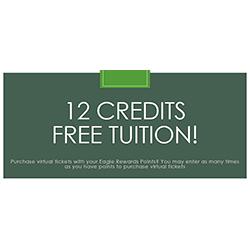  12 Credit Hours of Tuition - 500 points per entry