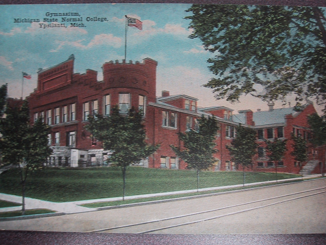 Exterior of the Normal Gymnasium, the "Red Gym"