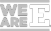 We Are E logo