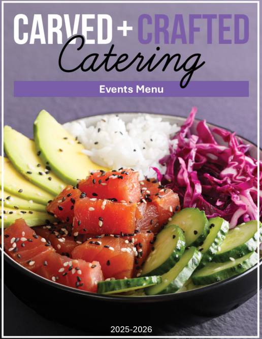 Open 2023-2024 catering menu.