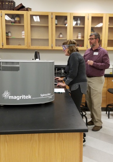 Demo of the new benchtop NMR
