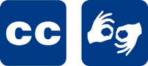 The CC and ASL logos.
