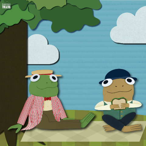 Poster graphic from A Year with Frog and Toad