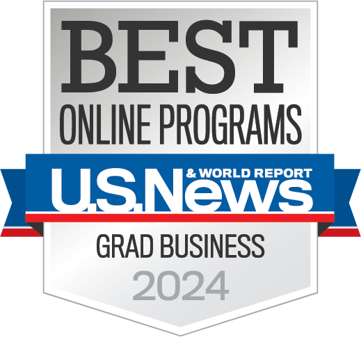US News Best Online Business Programs Badge