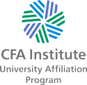 The logo for the CFA Institute.