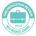 The logo for the Princeton Review Best Business Schools award.