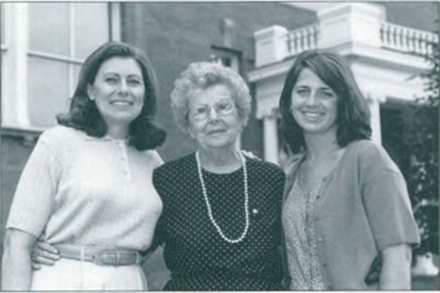 A photo of Phyllis Wilkerson (left), her mother, Eleanor Blough, and her daughter, Jennifer Cebula.