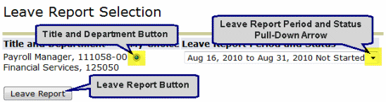 Leave Report Button