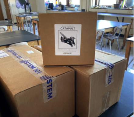 Boxes of STEM kits donated to Digital Divas