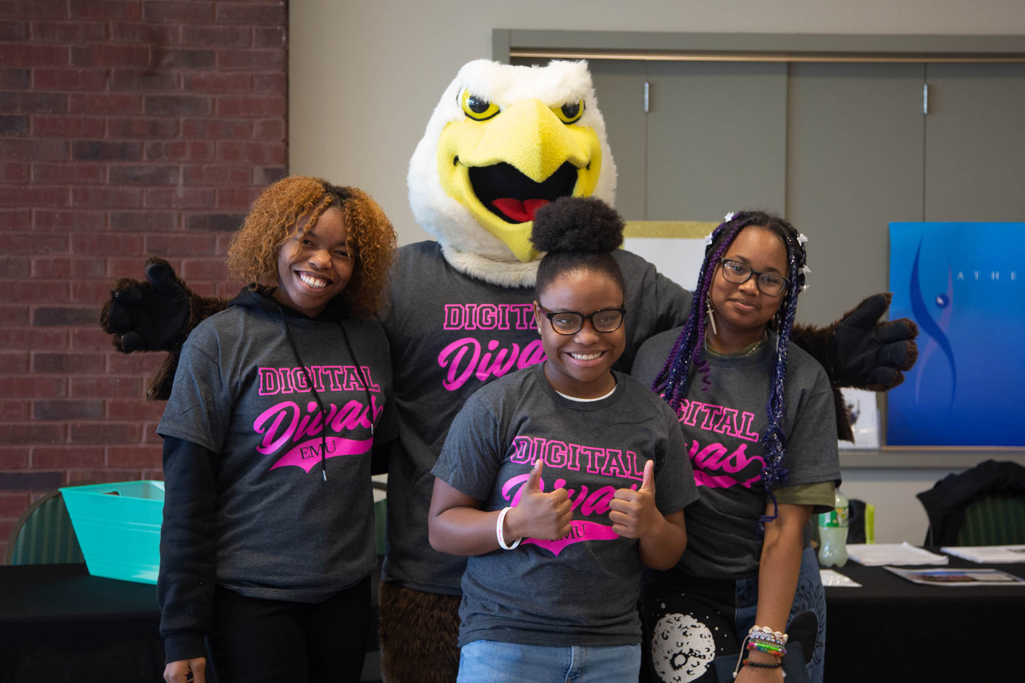 Group of girls at the Digital Divas Conference