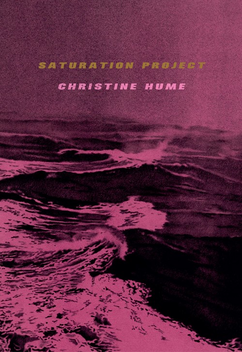 book cover of Christine Hume's memoir, Saturation Project