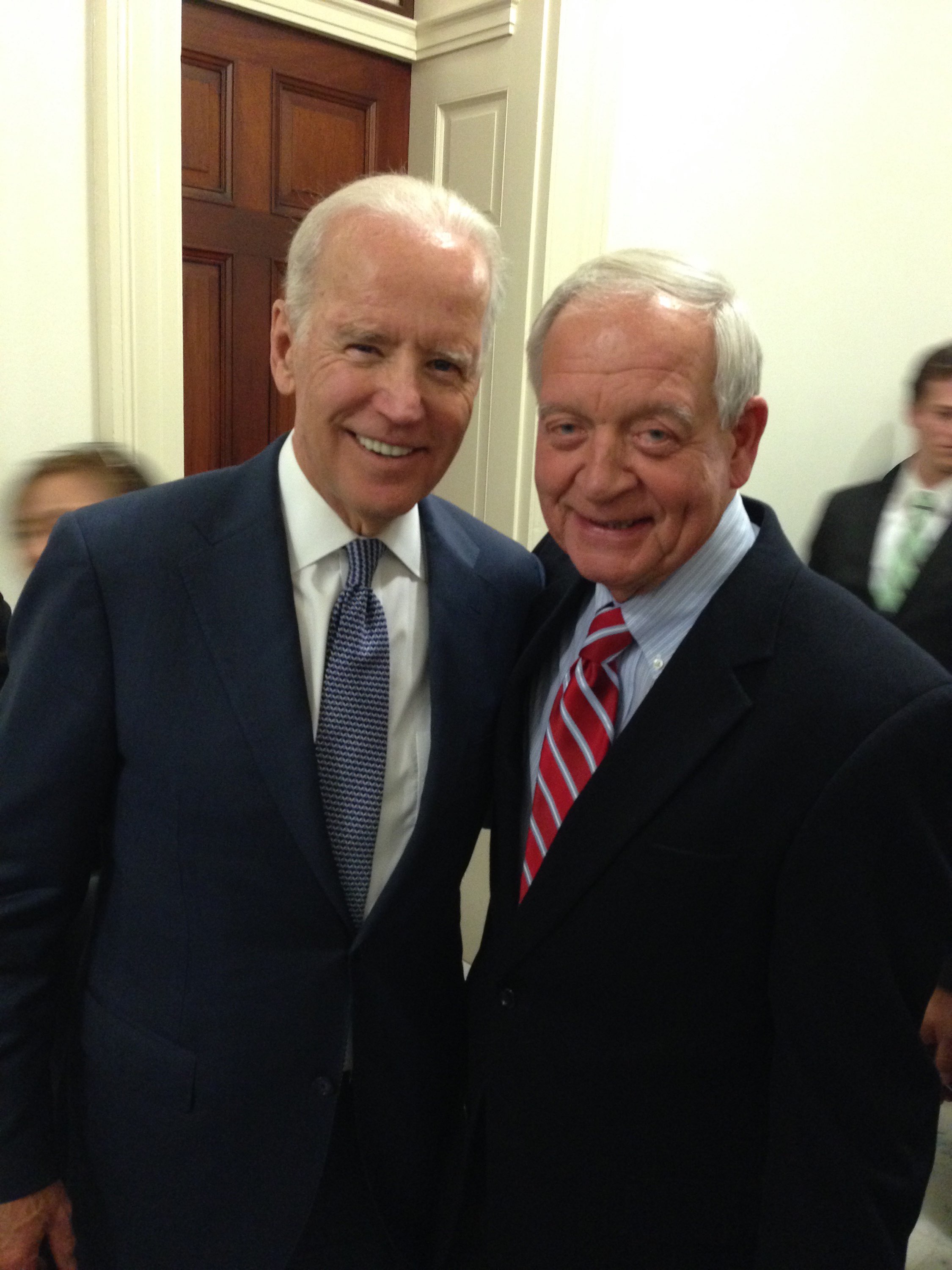 Dennis Hertel and President Biden