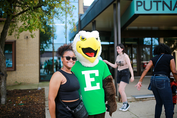 A student with Swoop