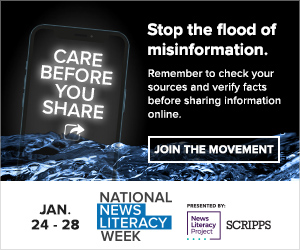 News Literacy Week: stop the flood of misinformation