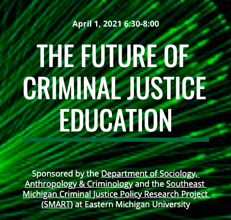 Screenshot of The Future of Criminal Justice Education website