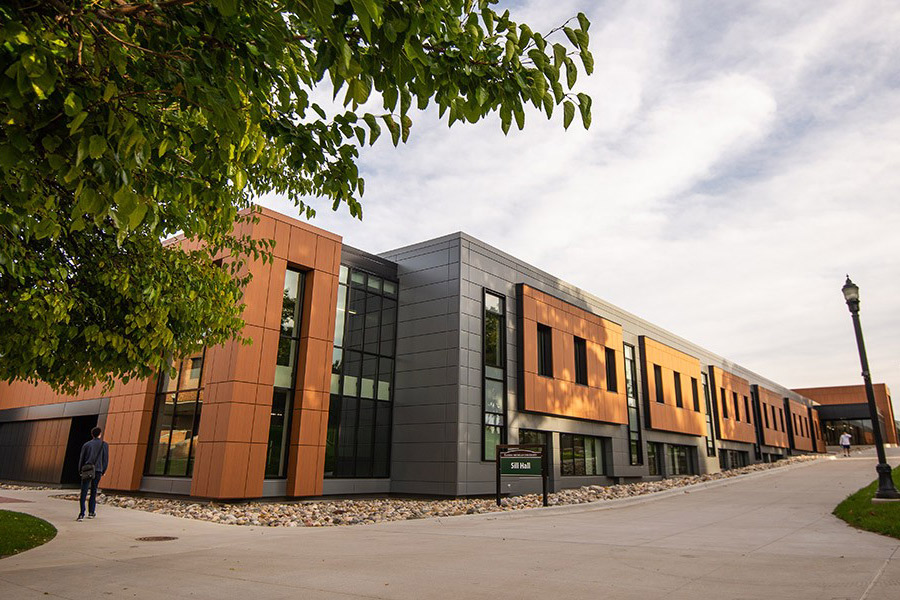 Exterior view of Sill Hall